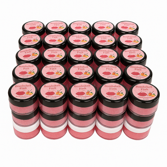 Bombshell Pink Lip Magic Balm and Scrub